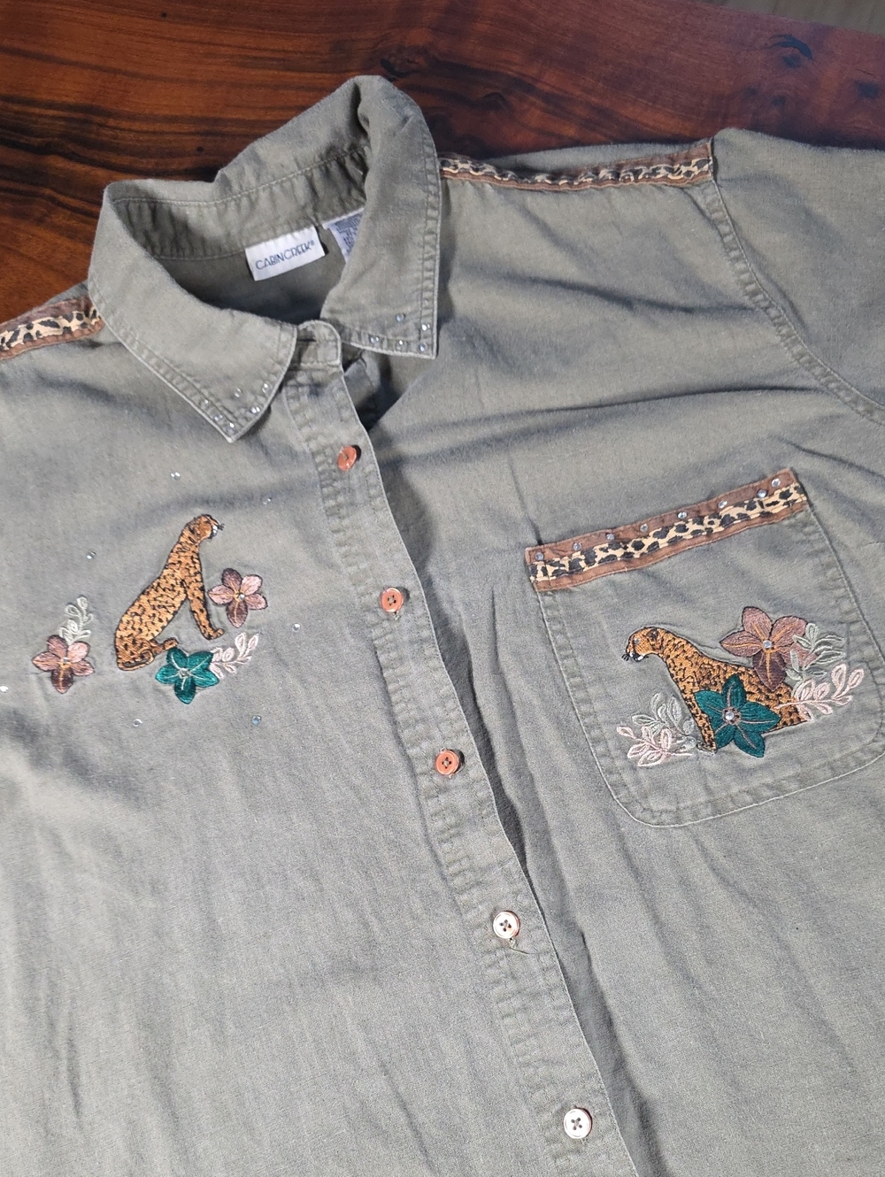 Cabin Creek ✨️VINTAGE✨️ Cottage Core Embroidery✨️ Boho